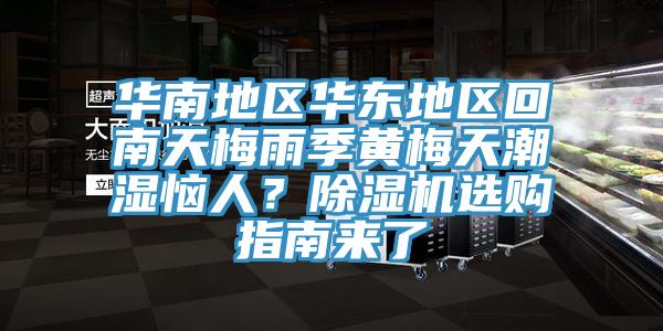 華南地區(qū)華東地區(qū)回南天梅雨季黃梅天潮濕惱人？除濕機(jī)選購指南來了