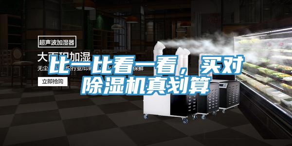 比一比看一看，買對除濕機(jī)真劃算