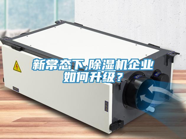 新常態(tài)下,除濕機企業(yè)如何升級？