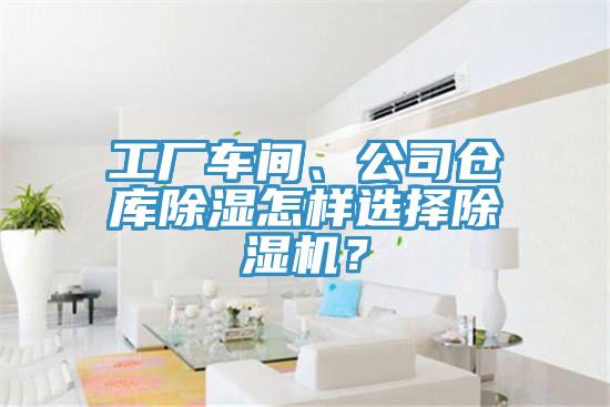 工廠車間、公司倉庫除濕怎樣選擇除濕機(jī)？