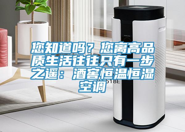 您知道嗎？您離高品質(zhì)生活往往只有一步之遙：酒窖恒溫恒濕空調(diào)
