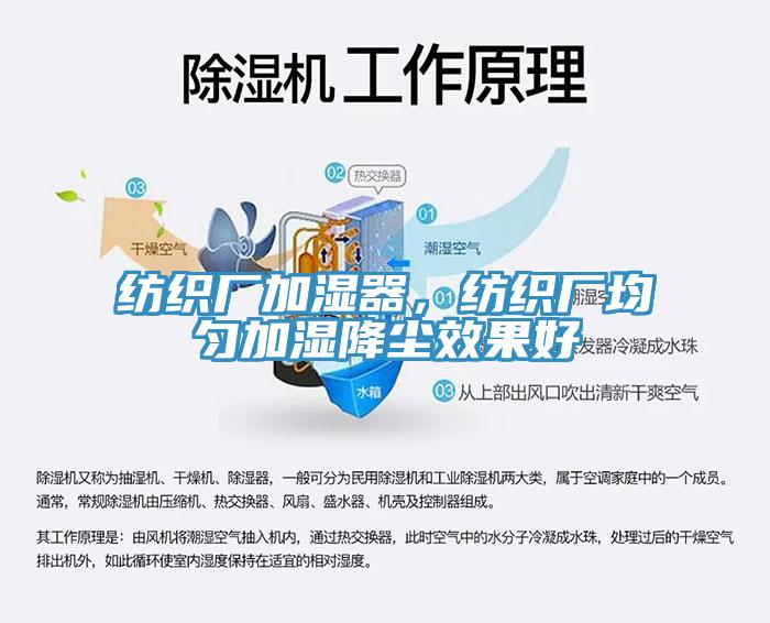紡織廠加濕器，紡織廠均勻加濕降塵效果好