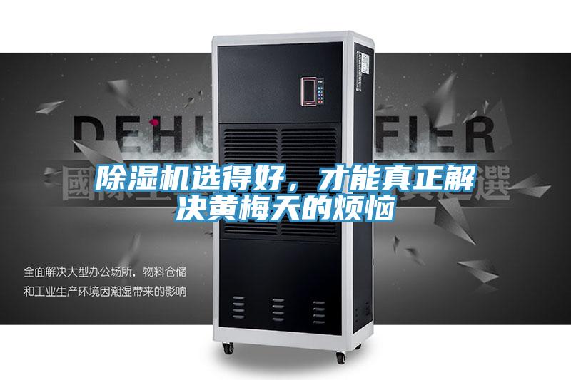 除濕機(jī)選得好，才能真正解決黃梅天的煩惱