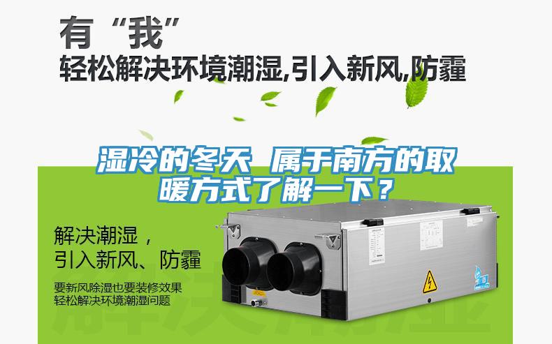 濕冷的冬天 屬于南方的取暖方式了解一下？
