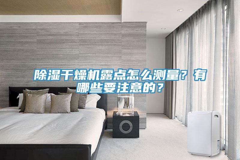 除濕干燥機(jī)露點(diǎn)怎么測量？有哪些要注意的？