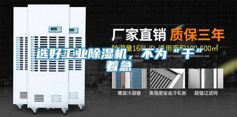 選好工業(yè)除濕機(jī)，不為“干”著急