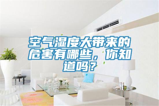空氣濕度大帶來的危害有哪些，你知道嗎？
