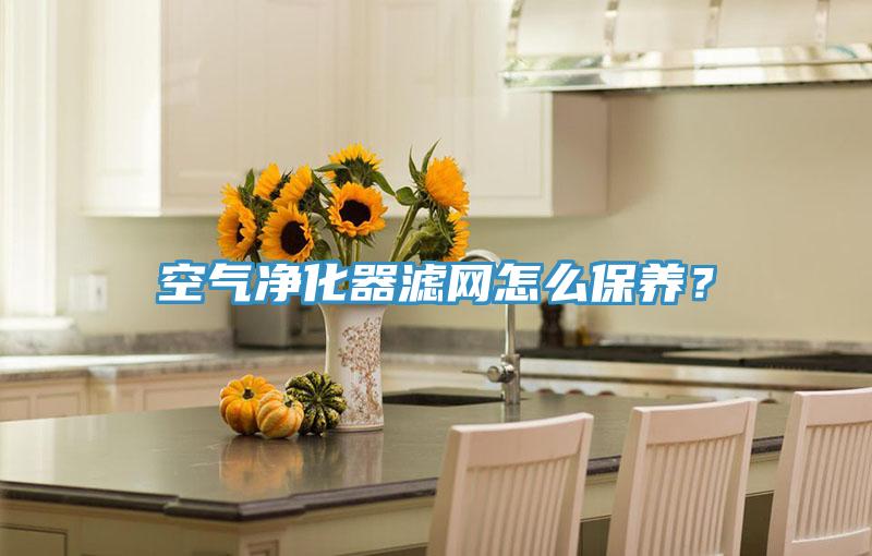空氣凈化器濾網(wǎng)怎么保養(yǎng)？