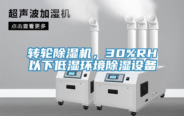 轉(zhuǎn)輪除濕機，30%RH以下低濕環(huán)境除濕設備