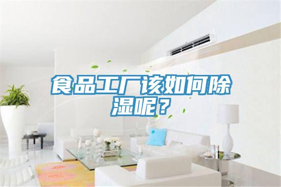 食品工廠該如何除濕呢？