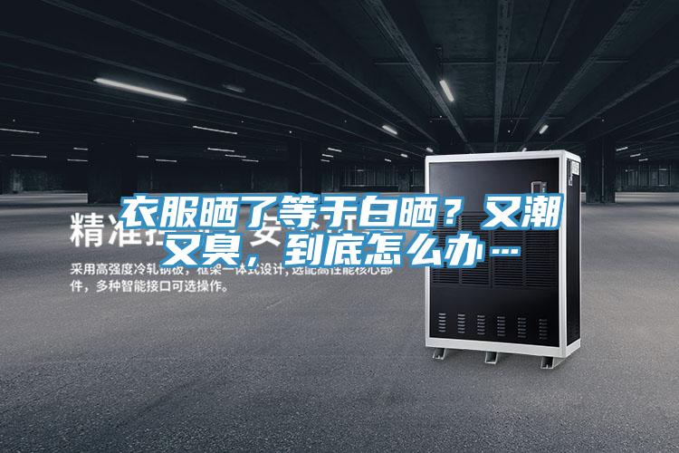 衣服曬了等于白曬？又潮又臭，到底怎么辦…