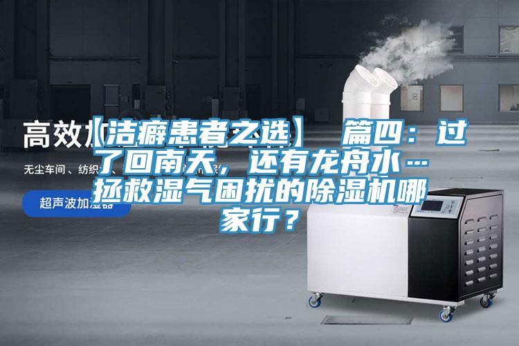 【潔癖患者之選】 篇四：過了回南天，還有龍舟水…拯救濕氣困擾的除濕機哪家行？