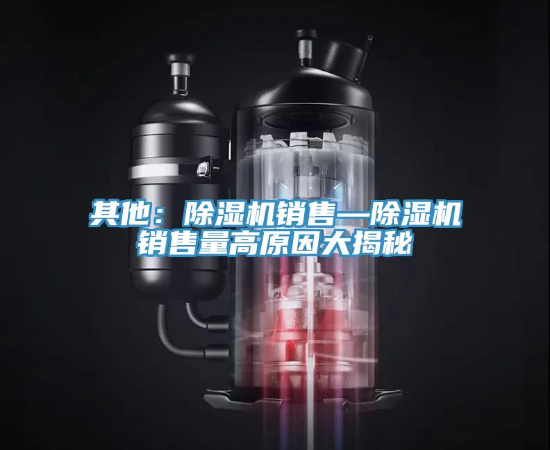 其他：除濕機銷售—除濕機銷售量高原因大揭秘