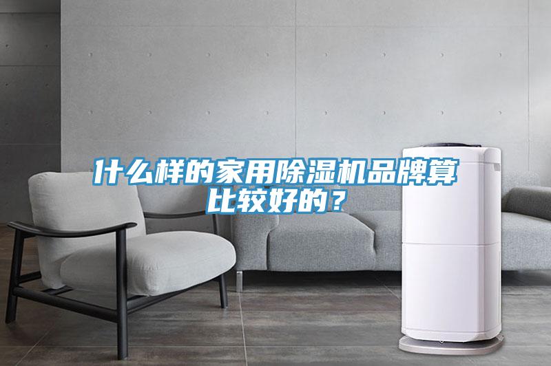 什么樣的家用除濕機品牌算比較好的？