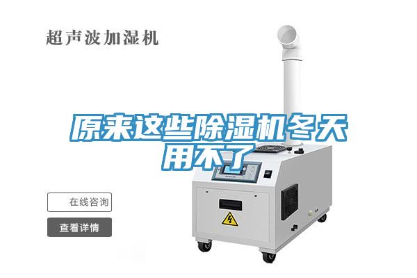 原來這些除濕機(jī)冬天用不了