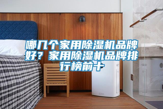 哪幾個家用除濕機品牌好？家用除濕機品牌排行榜前十