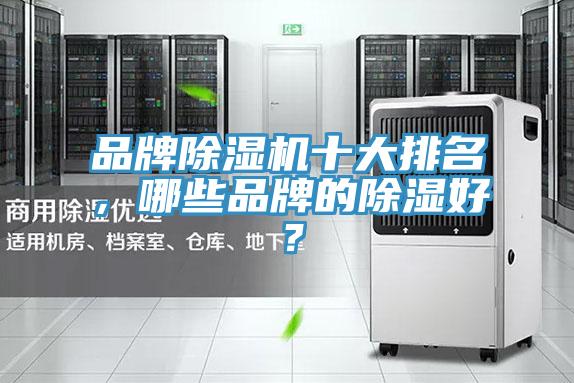 品牌除濕機十大排名，哪些品牌的除濕好？