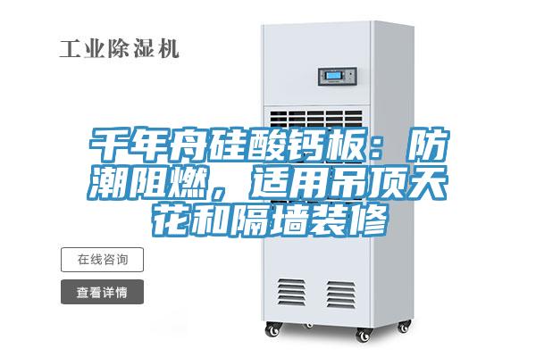 千年舟硅酸鈣板：防潮阻燃，適用吊頂天花和隔墻裝修