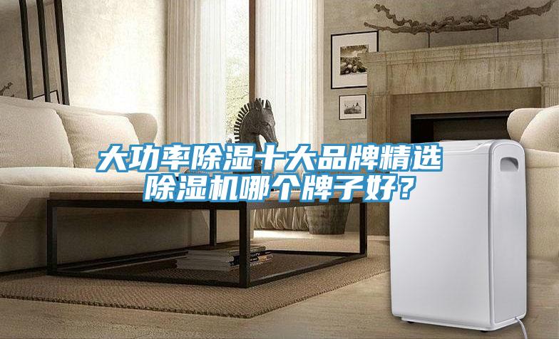 大功率除濕十大品牌精選 除濕機哪個牌子好？