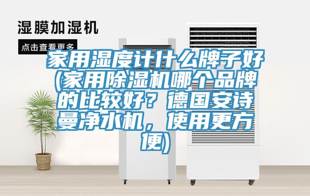家用濕度計什么牌子好(家用除濕機哪個品牌的比較好？德國安詩曼凈水機，使用更方便)