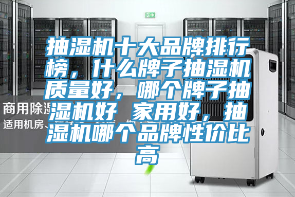 抽濕機十大品牌排行榜，什么牌子抽濕機質量好，哪個牌子抽濕機好 家用好，抽濕機哪個品牌性價比高