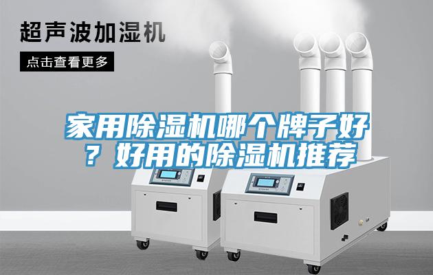 家用除濕機哪個牌子好？好用的除濕機推薦