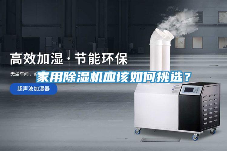 家用除濕機應該如何挑選？