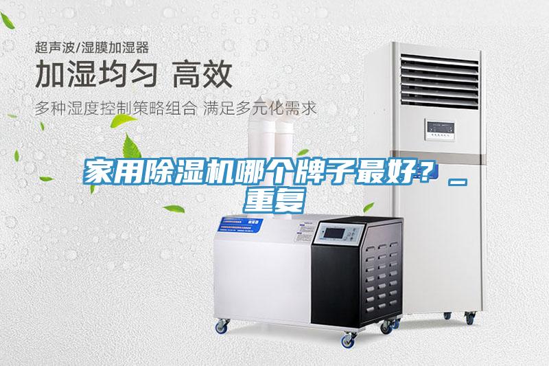 家用除濕機哪個牌子最好？_重復