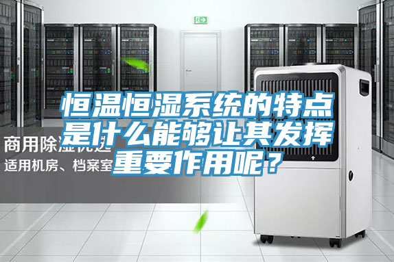 恒溫恒濕系統(tǒng)的特點是什么能夠讓其發(fā)揮重要作用呢？