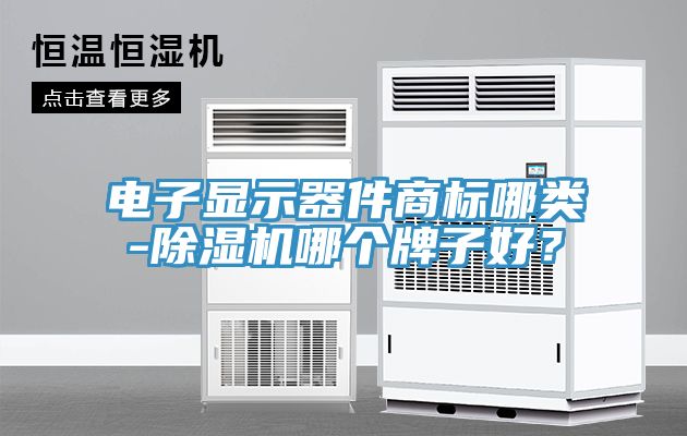 電子顯示器件商標哪類-除濕機哪個牌子好？