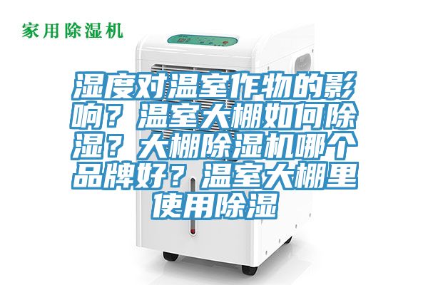 濕度對溫室作物的影響？溫室大棚如何除濕？大棚除濕機哪個品牌好？溫室大棚里使用除濕