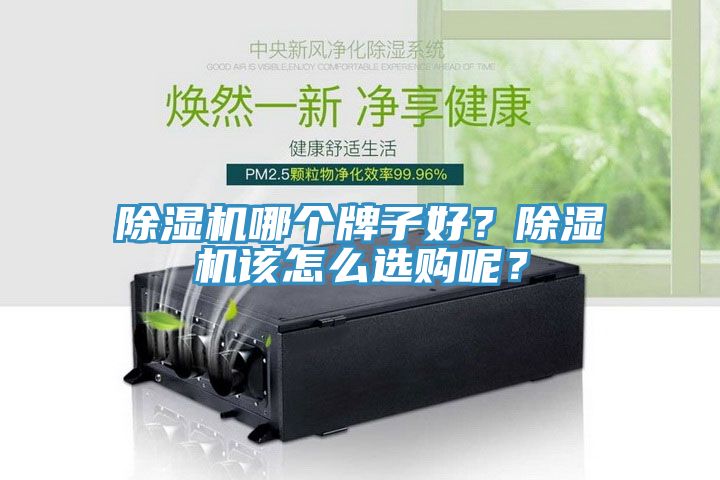 除濕機哪個牌子好？除濕機該怎么選購呢？