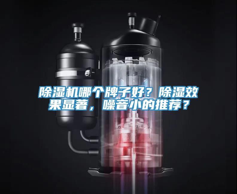 除濕機哪個牌子好？除濕效果顯著，噪音小的推薦？